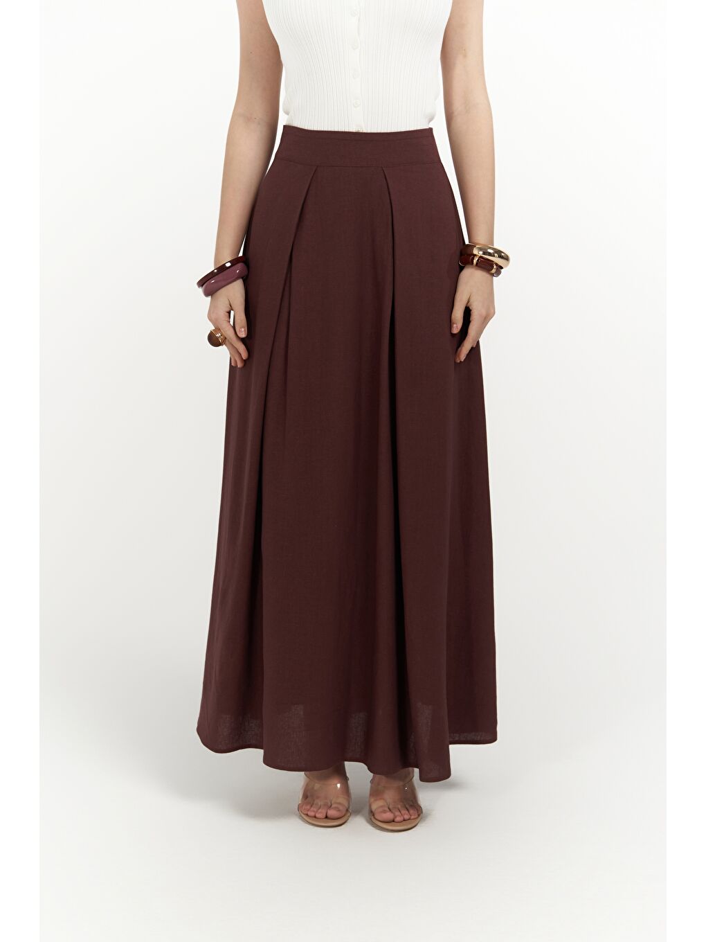 Mombasa Pile Detay Bordo Etek-5