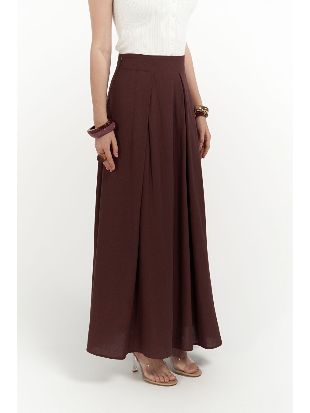 Mombasa Pile Detay Bordo Etek-6