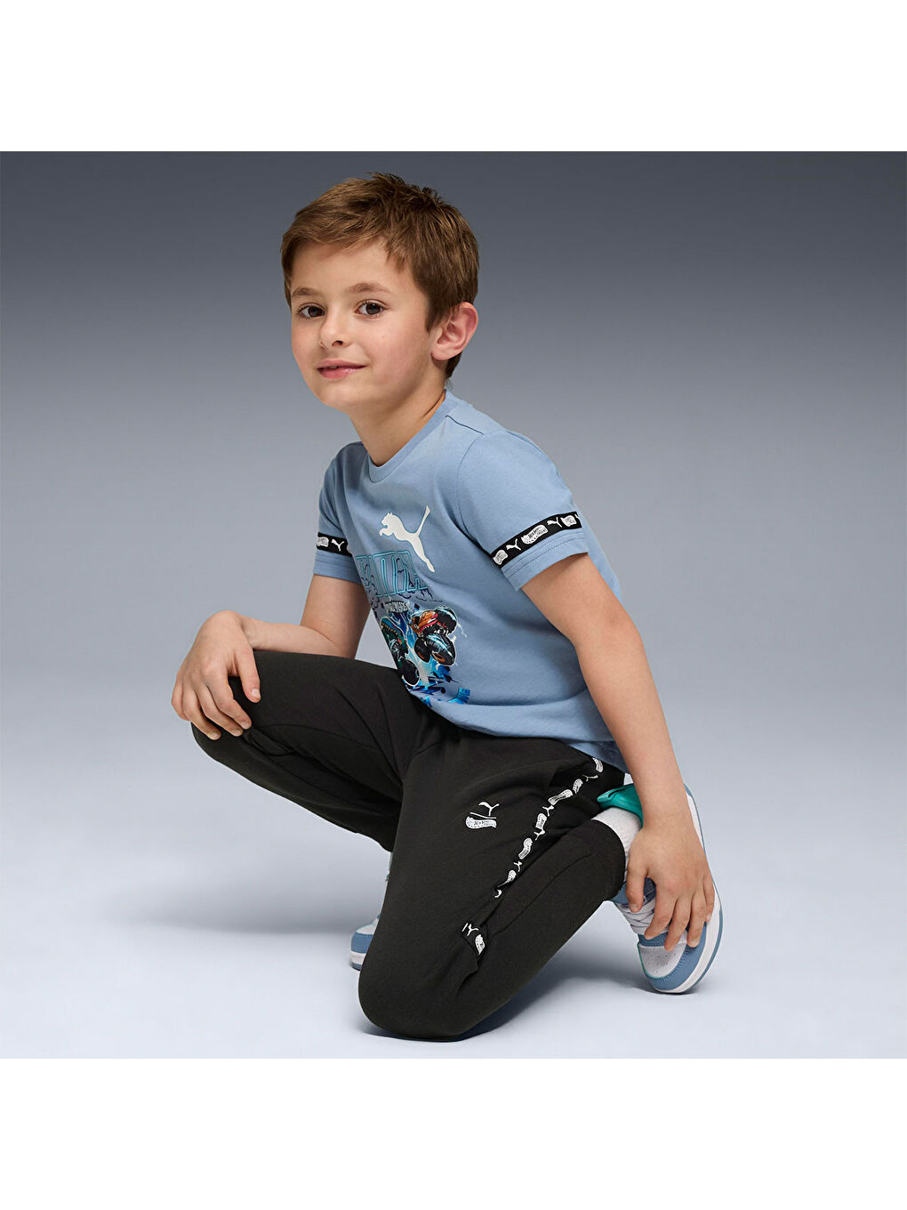 X Hot Wheels Erkek Çocuk Mavi Tişört-2