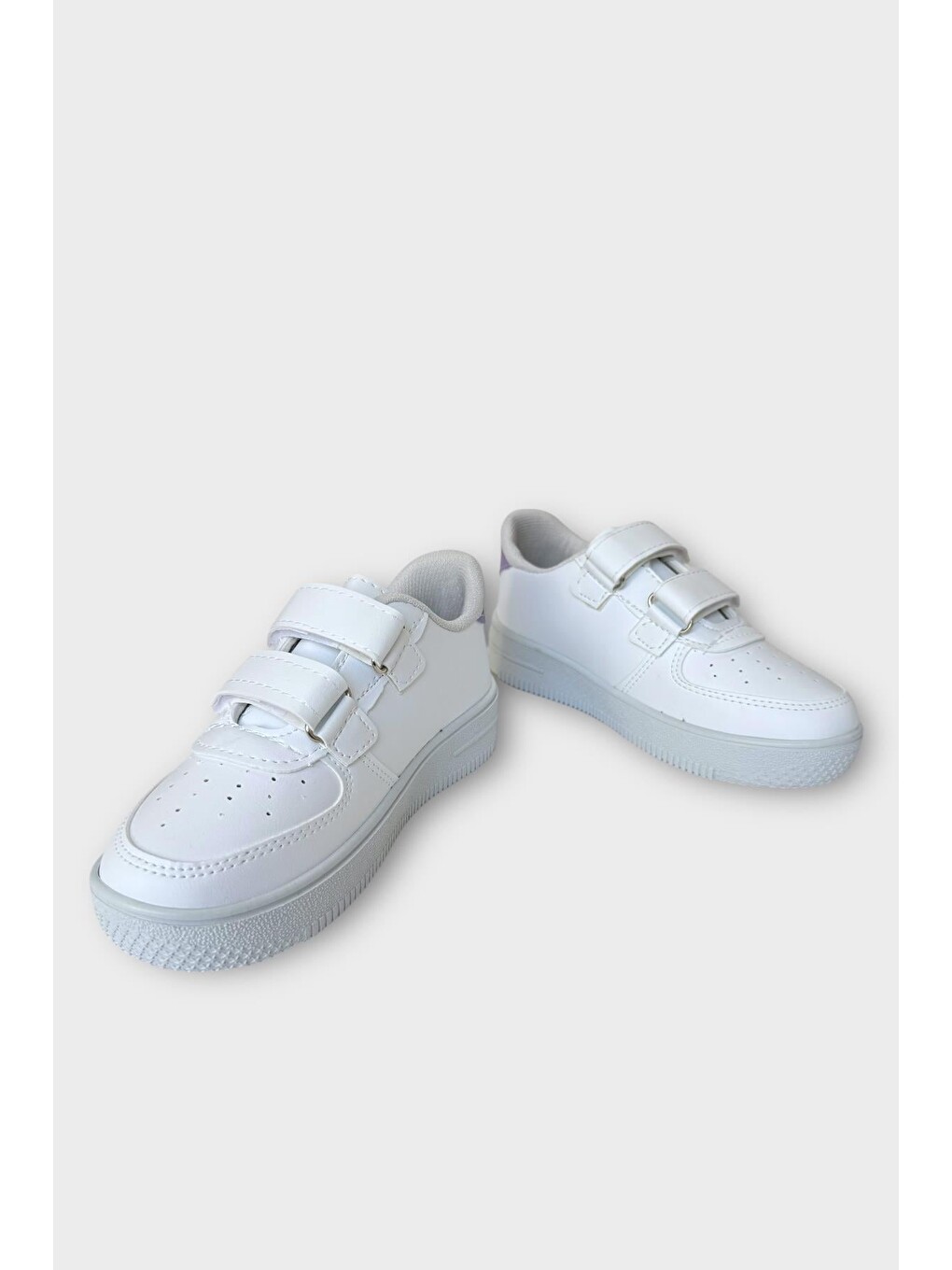 Çocuk Sneaker Spor Ayakkabı Beyaz - Mor-3