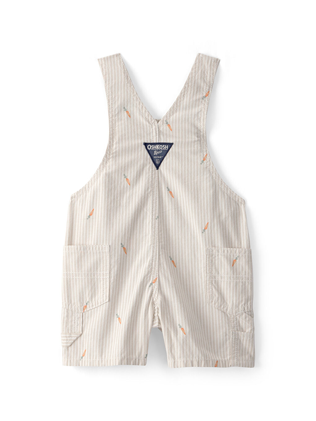 Erkek Bebek Salopet Şort 6 Ay-24 Ay Yeşil-1