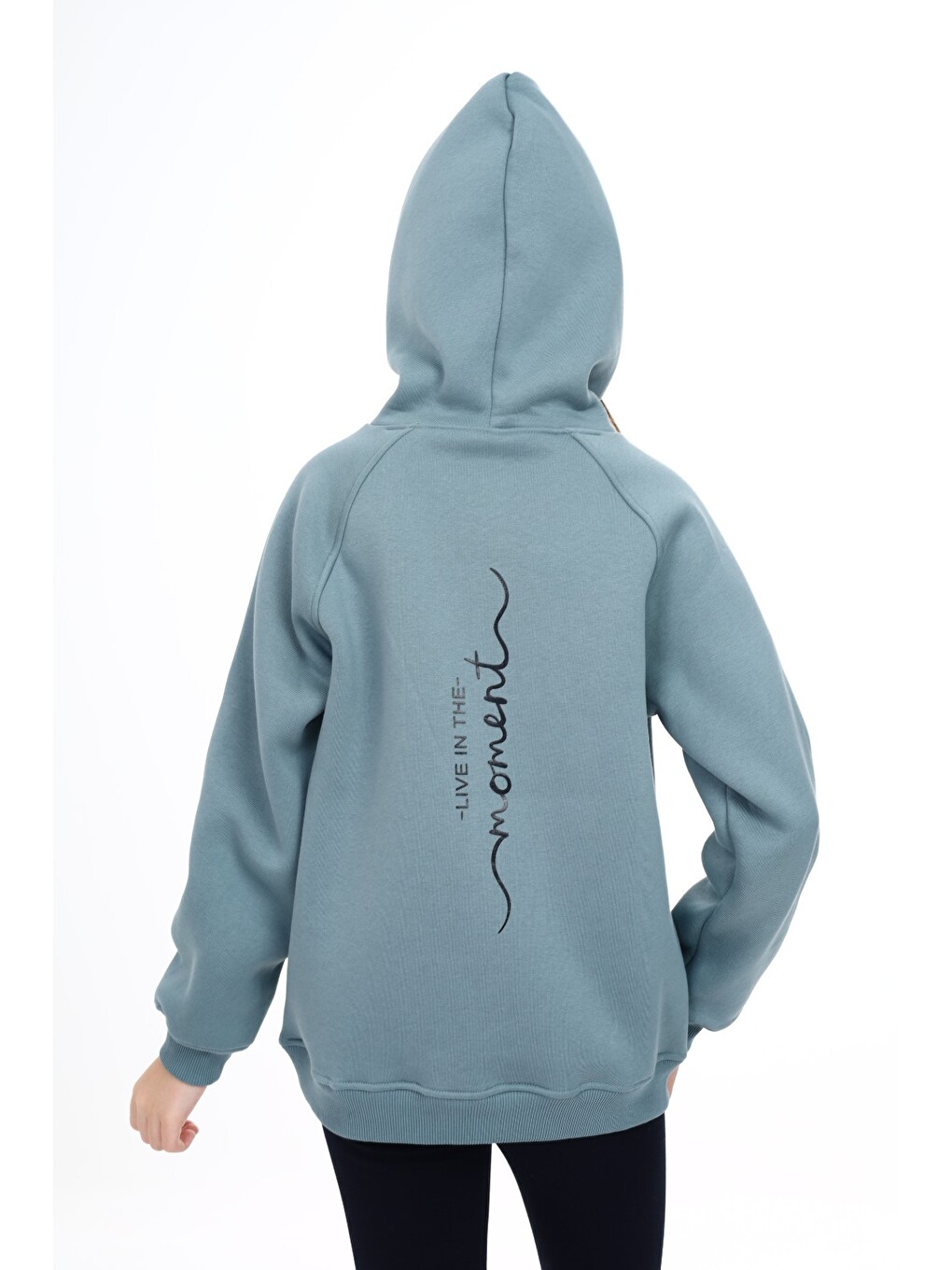 Mavi Kız Çocuk Baskılı Sweatshirt-3