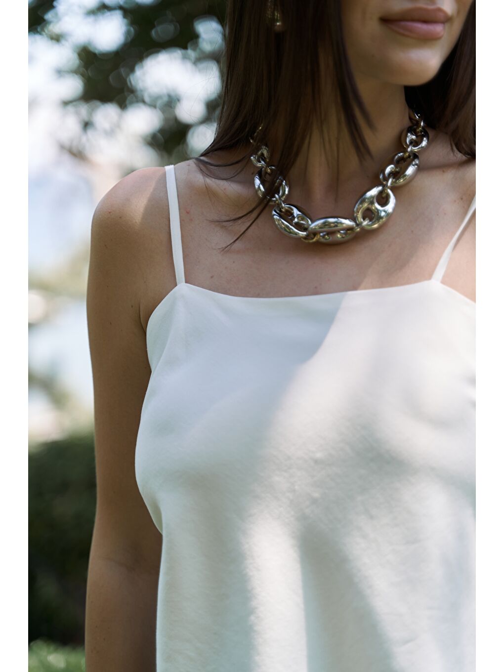 Alytih Üçgen Detay Ekru Crop-3