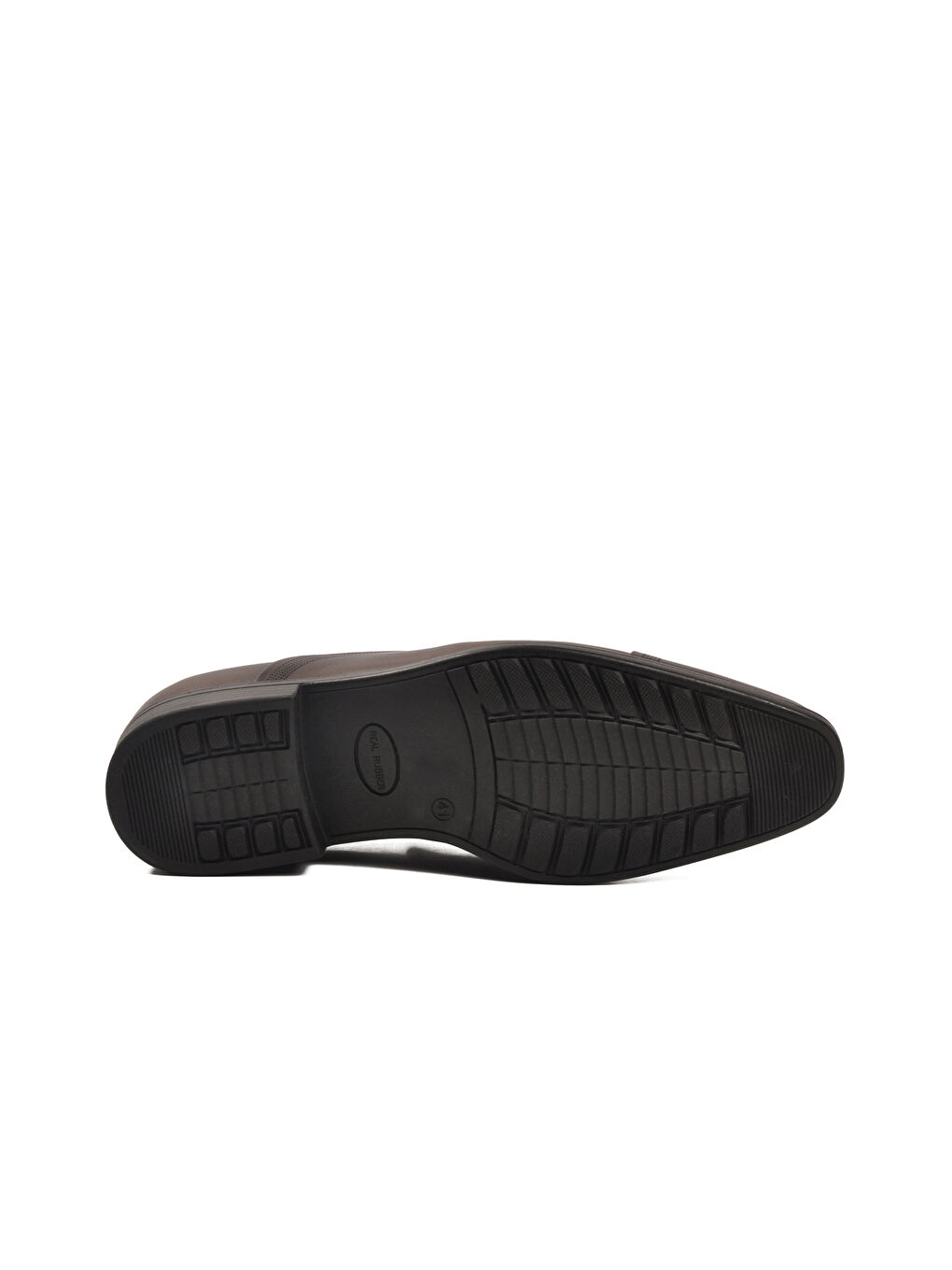 Kahverengi Kahve Hakiki Deri Kaymaz Taban Erkek Klasik Ayakkabı 974 M-4