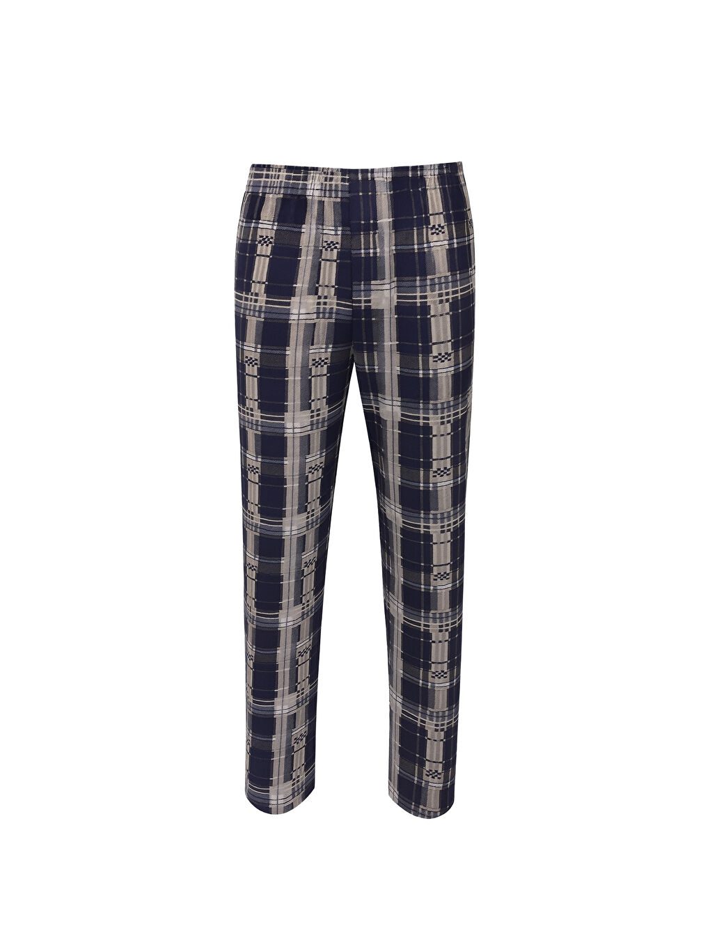 Lacivert Micro Süet Patlı Düğme Detaylı Erkek Pijama Takımı-2