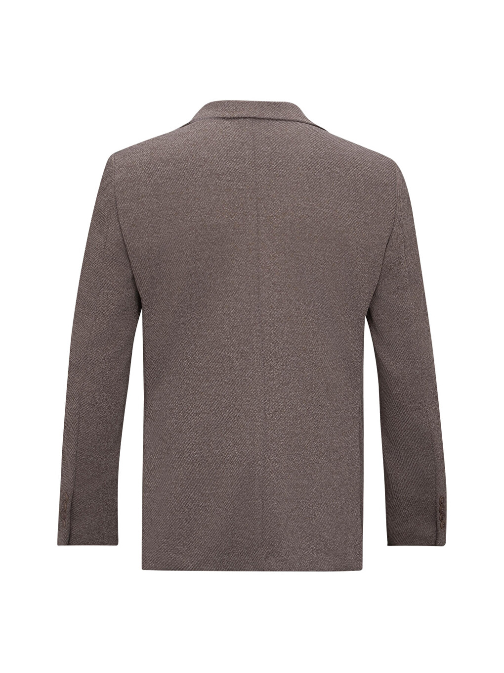 Kahverengi Comfort Fit Mono Yaka Klasik Ceket-1