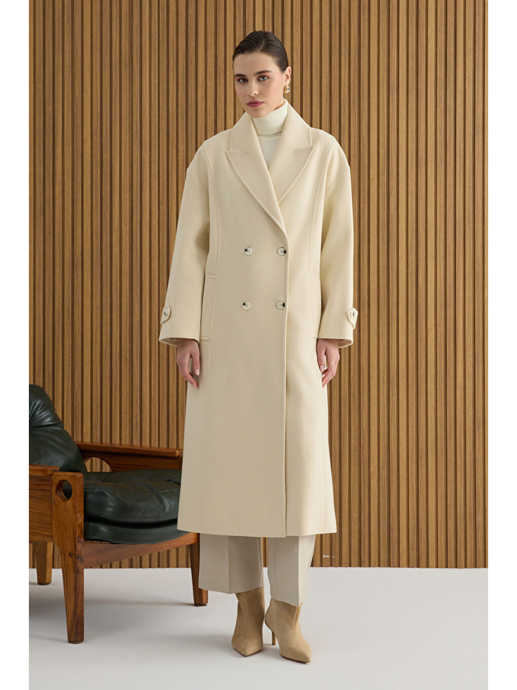 Bej Kruvaze Kapama Kaban-2