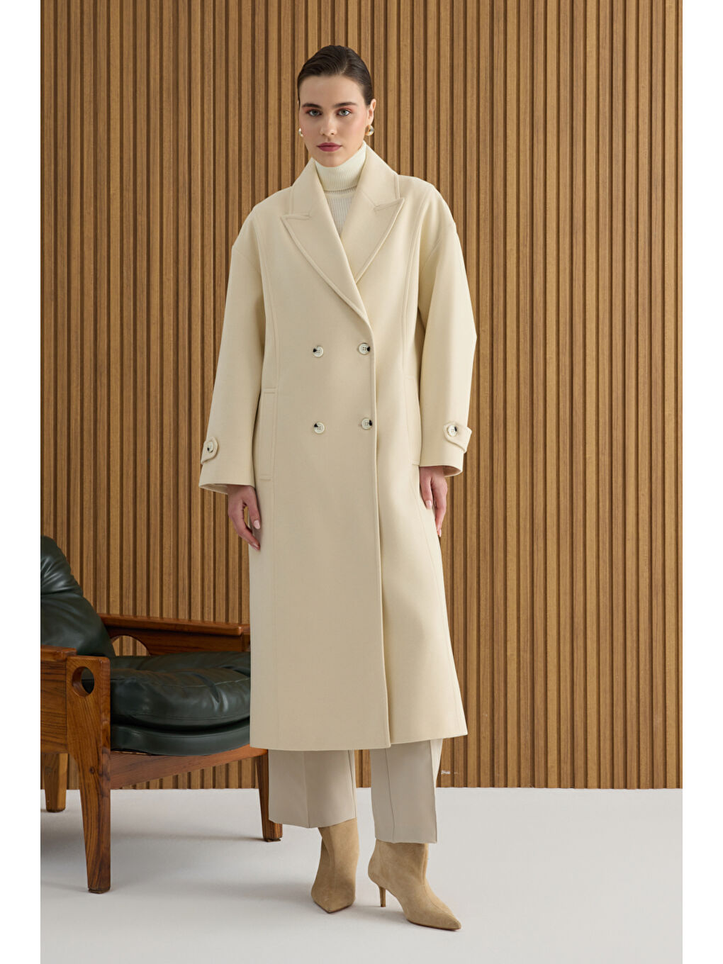 Bej Kruvaze Kapama Kaban-3