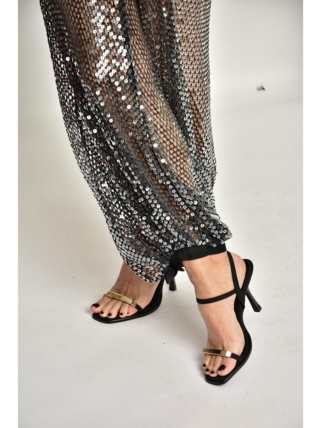 Siyah Kadın Topuklu Ayakkabı Y820230504