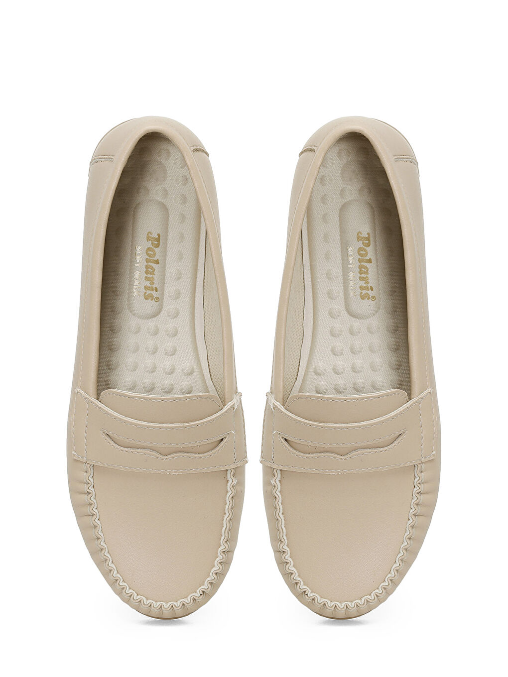 Kahverengi 324024.Z 4PR Camel Kadın Babet-3