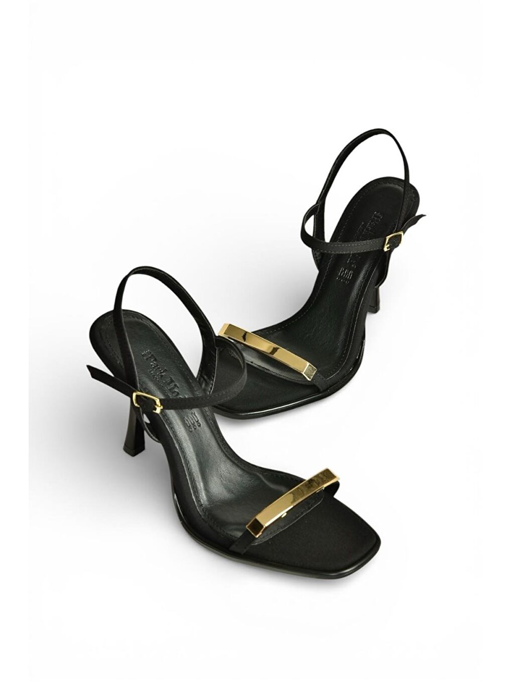 Siyah Kadın Topuklu Ayakkabı Y820230504-5