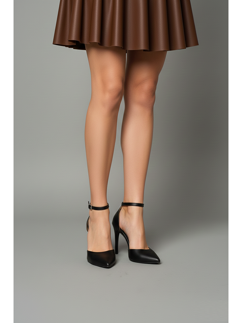 Siyah Kadın Topuklu Ayakkabı S372664709-1