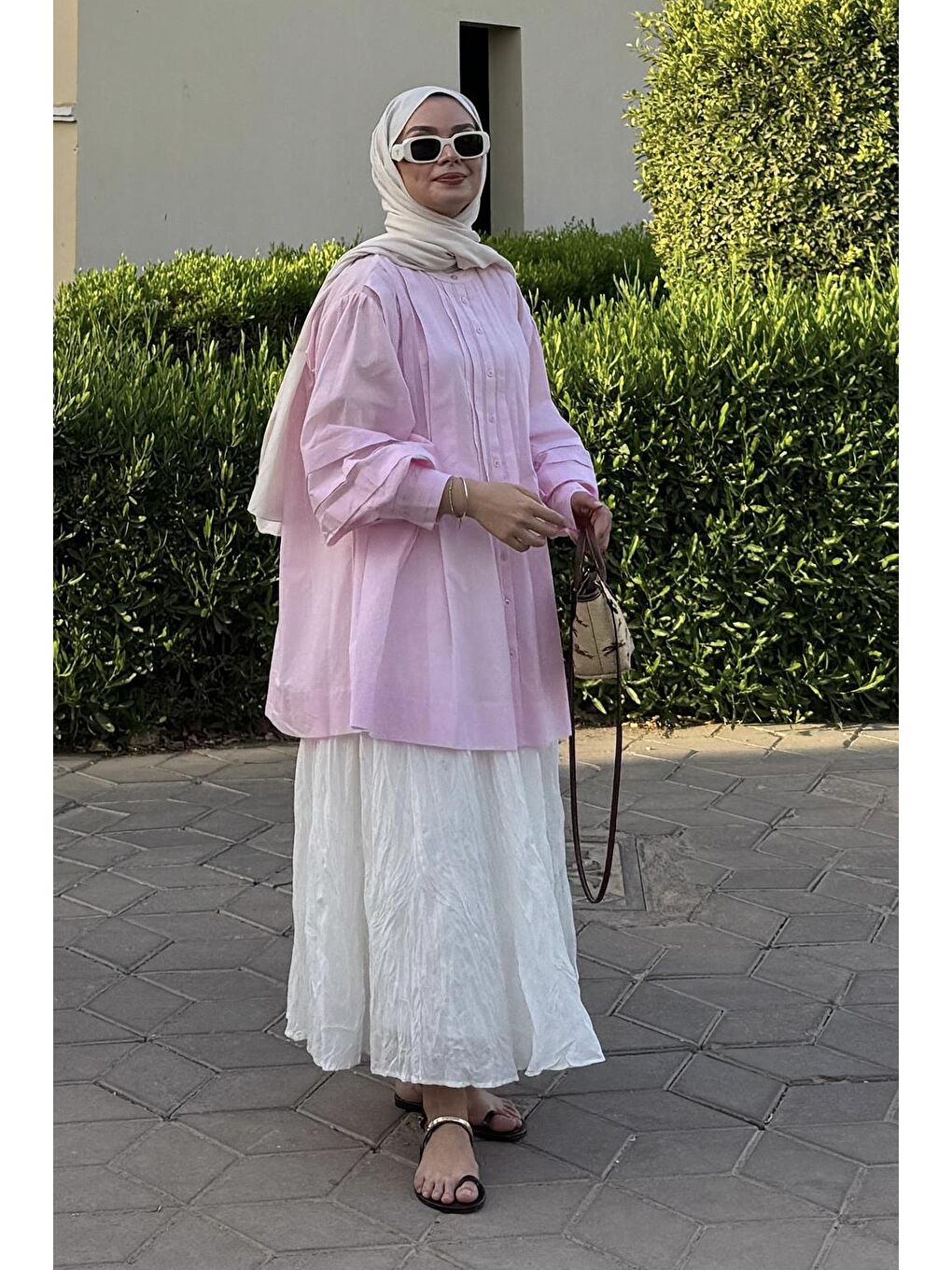 Nora Piliseli Etek Ekru-3