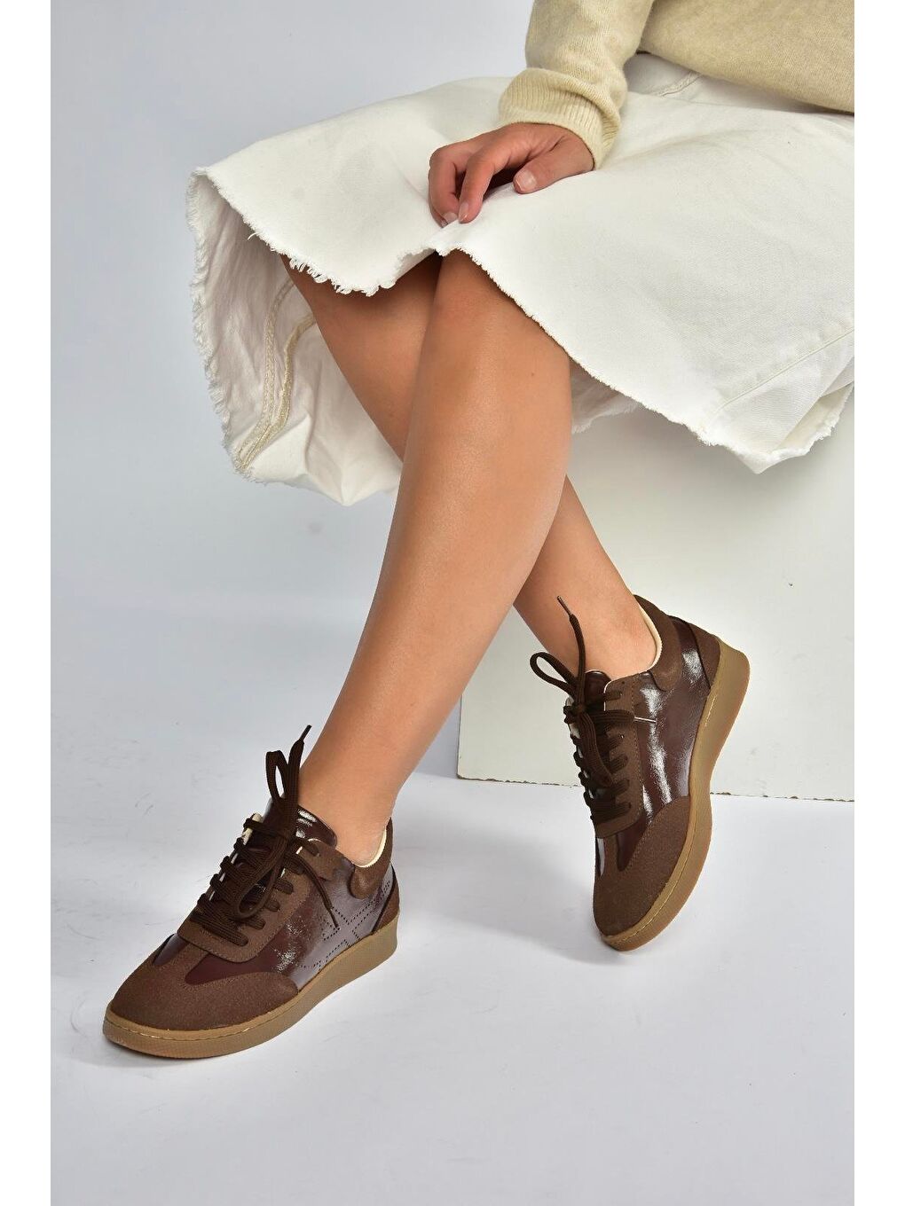 Kahverengi Kadın Spor V820104802-3