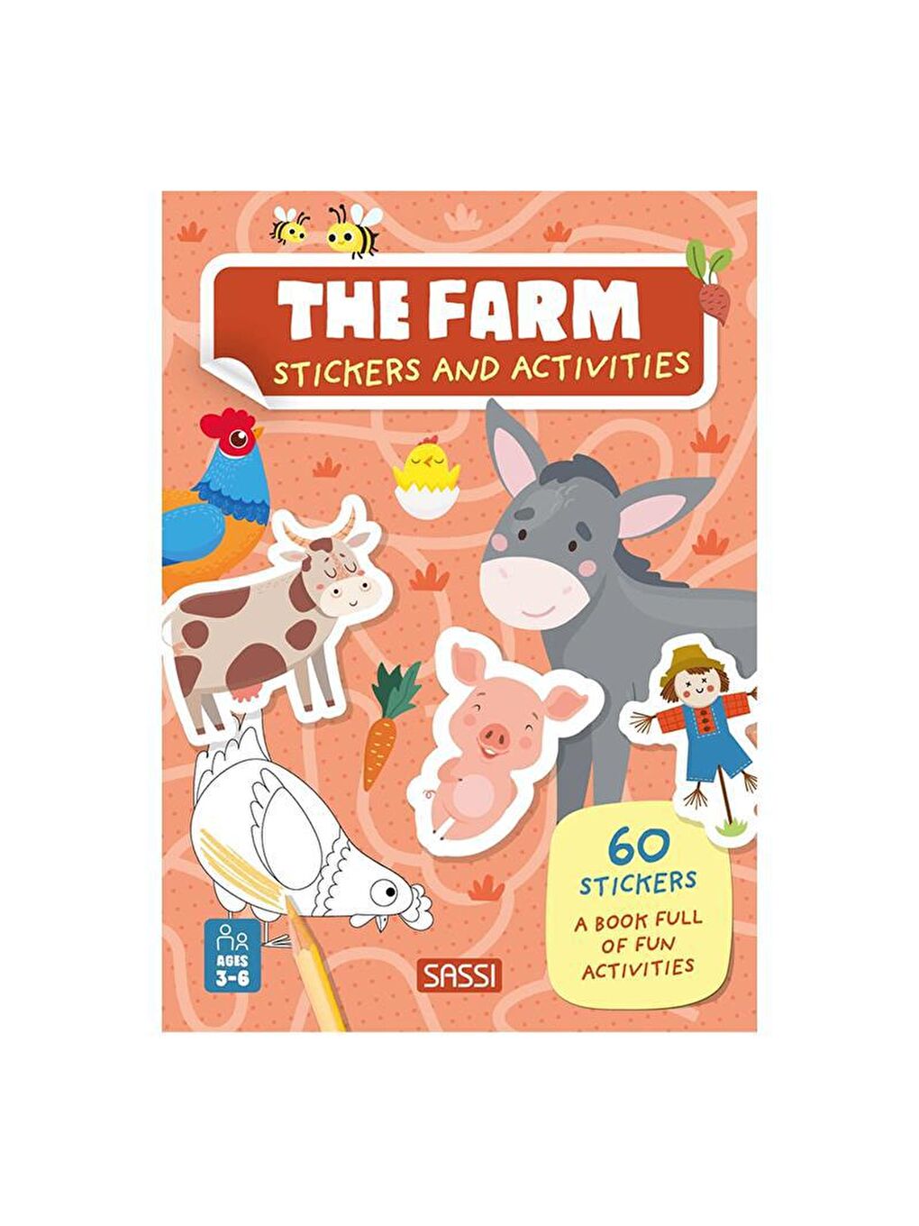 Sassi Renksiz The Farm - Sticker and Activities