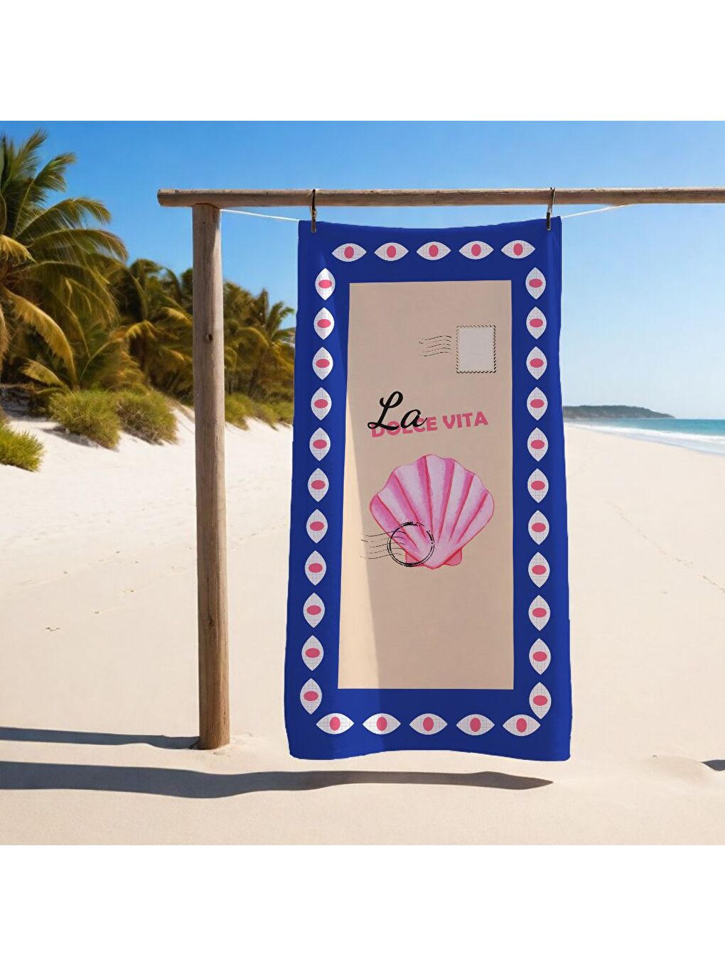 Karışık Renkli Desenli Havlu 75x150 cm   Plaj   Banyo Kullanımına Uygun   Hızlı Kuruyan Yumuşak Kumaş