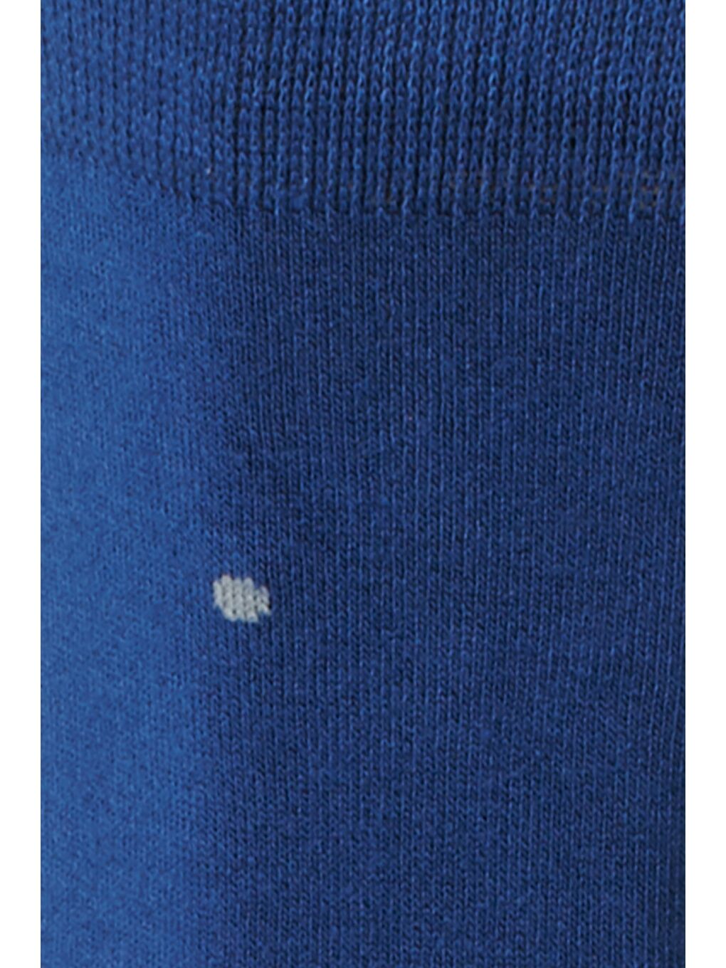 Erkek İndigo-Gri Desenli Indigo Gri Bambulu Casual Soket Çorap-1