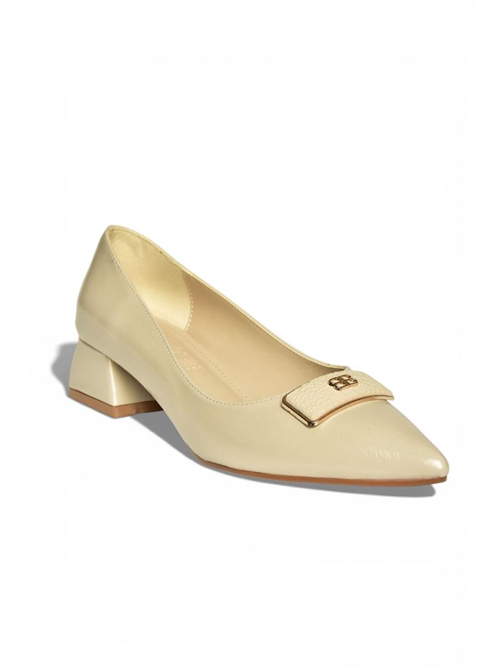 Bej Ten Kadın Topuklu Ayakkabı Y820771260-4