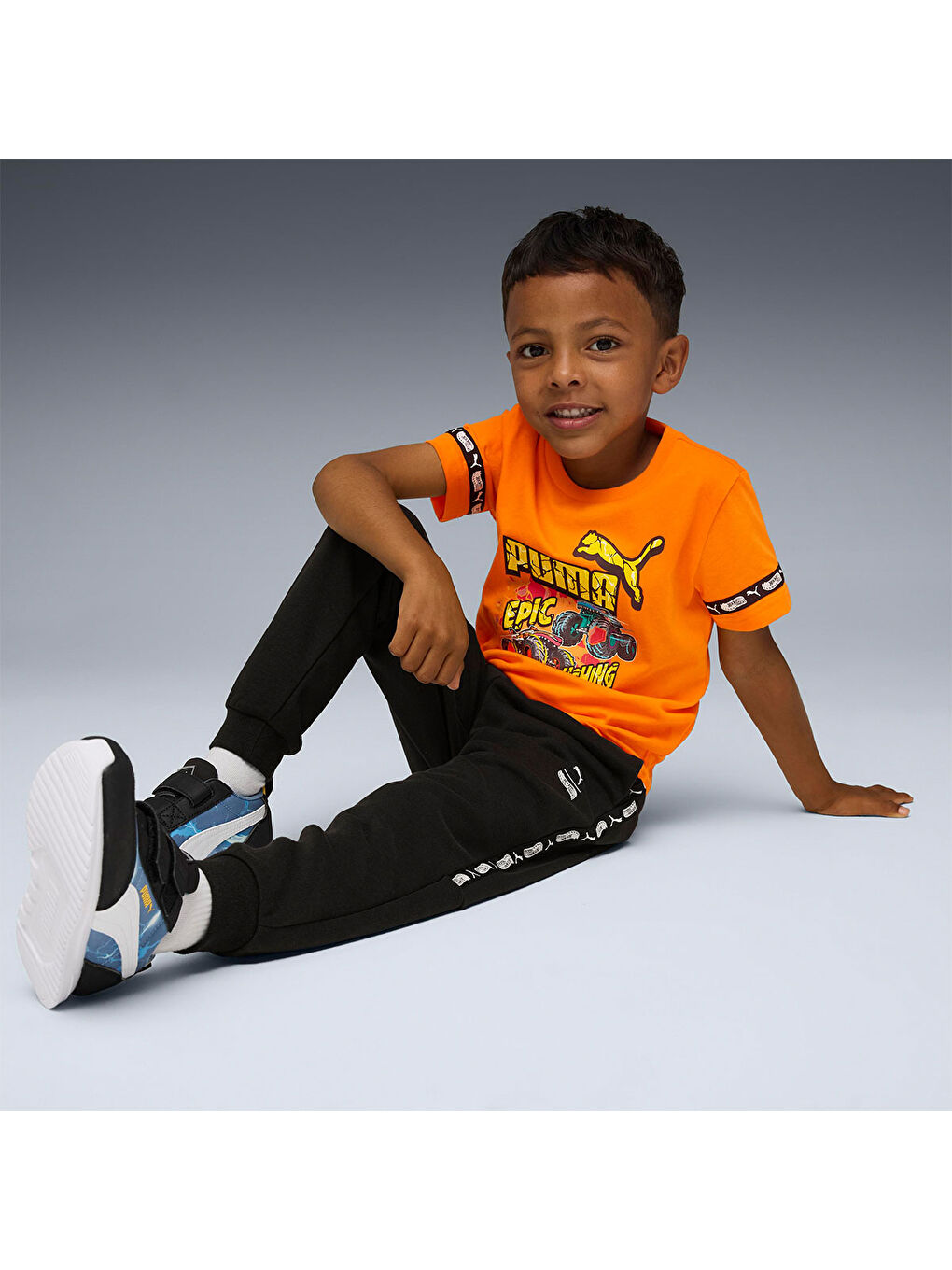 X Hot Wheels Erkek Çocuk Turuncu Tişört-2