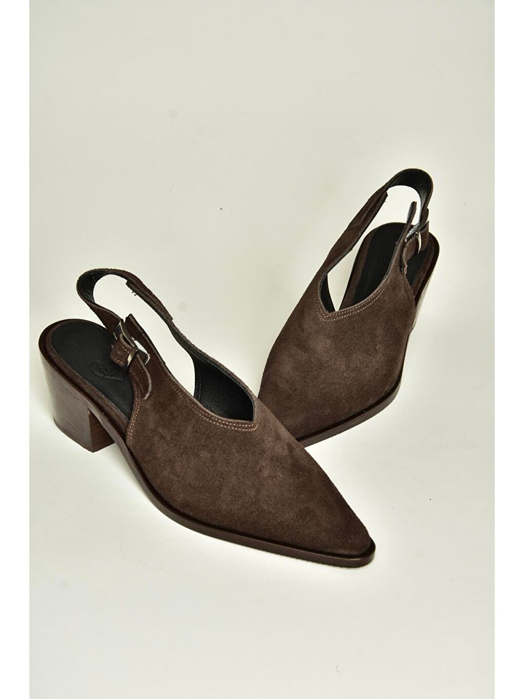 Kahverengi Kadın Topuklu Ayakkabı Y654300202-1