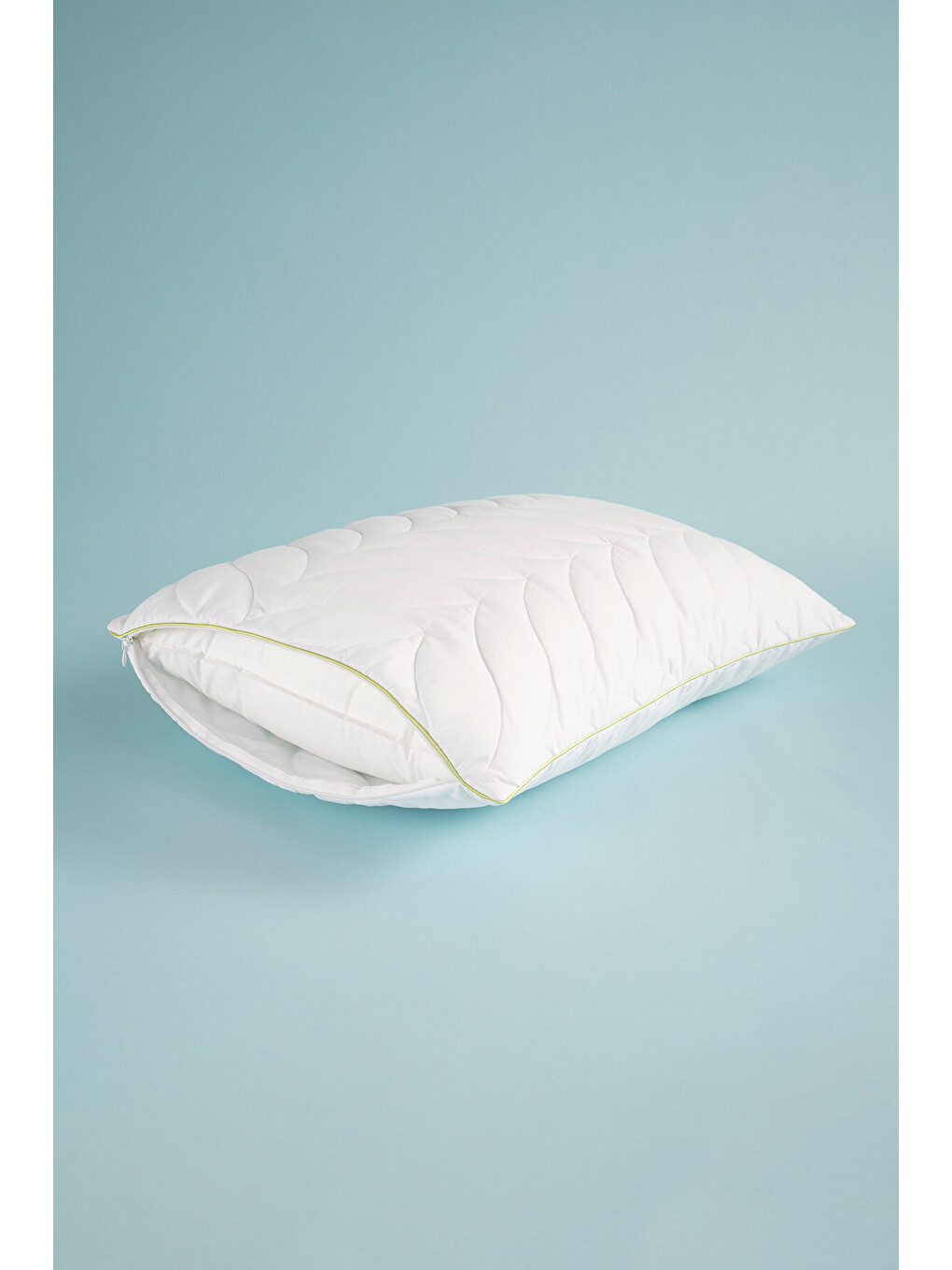 Beyaz Lovera Aloeveralı Tekli Yastık Alezi 50x70 Cm-2