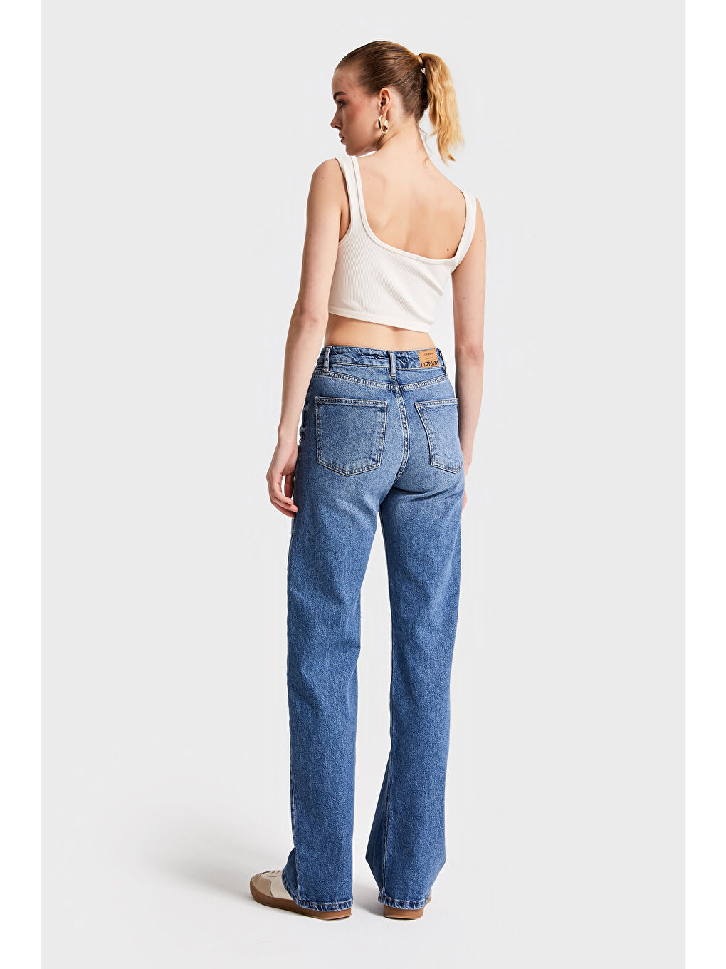 Mavi Kadın T.Kot Rengi 2S5-4 Straight Fit Elastanlı Kumaş Denim-4