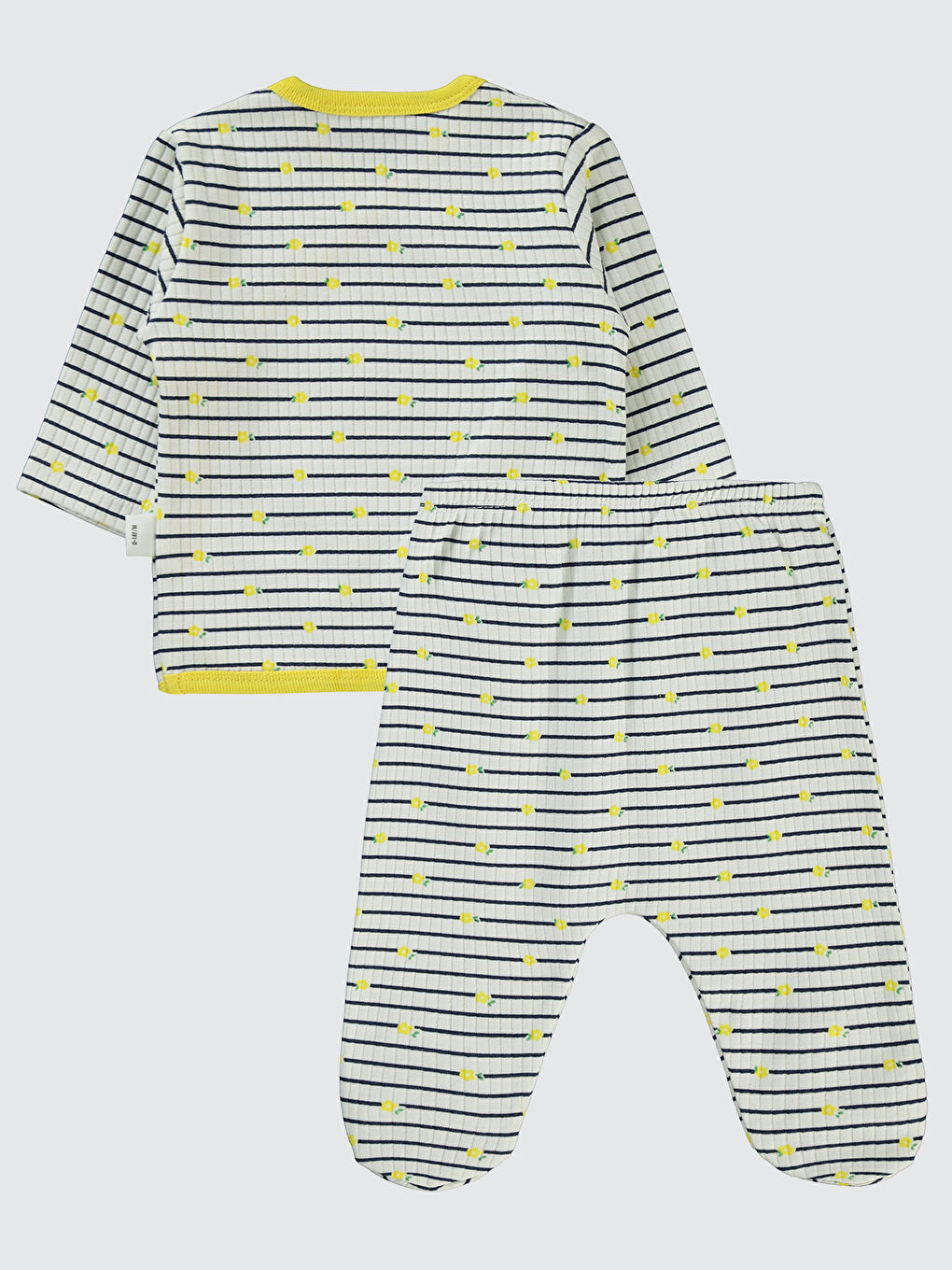 Baby Kız Bebek Zıbın Takımları Sarı-1