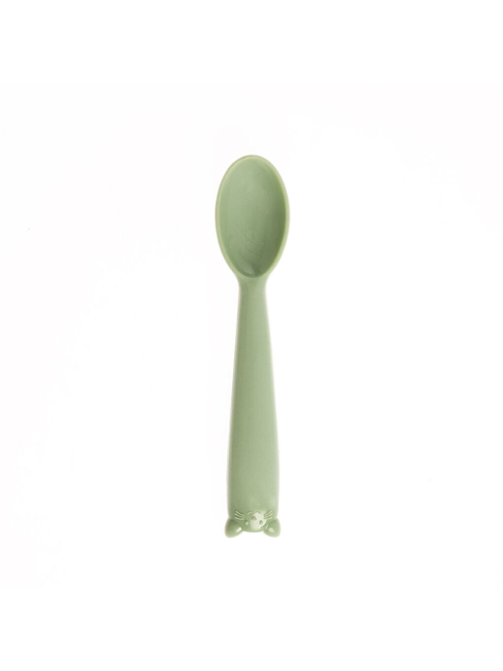 Baby Plus Silikon Mama Kaşığı - Yeşil - 2