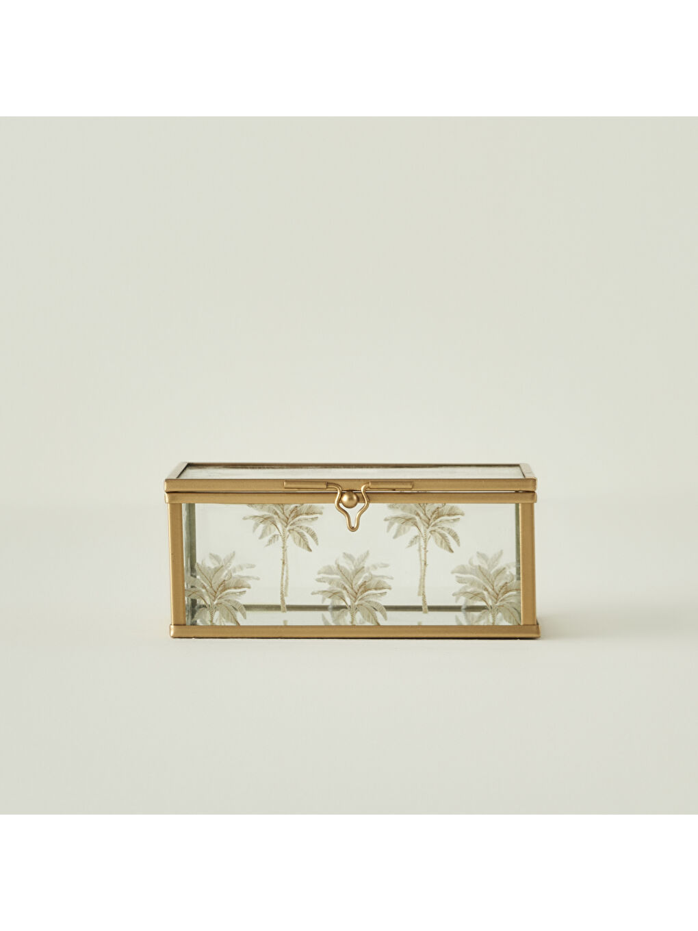 Sarı Palm Dekoratif Kutu Gold (10x13x5 cm)