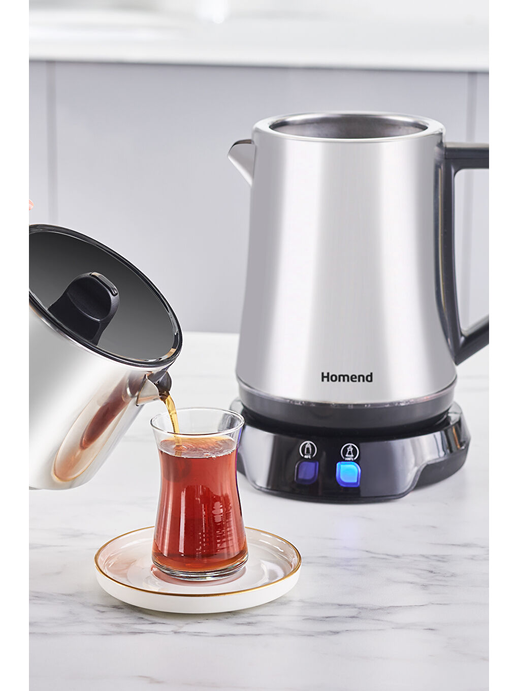 Royaltea Elegant 1776H Çay Makinesi Parlak Inox-1