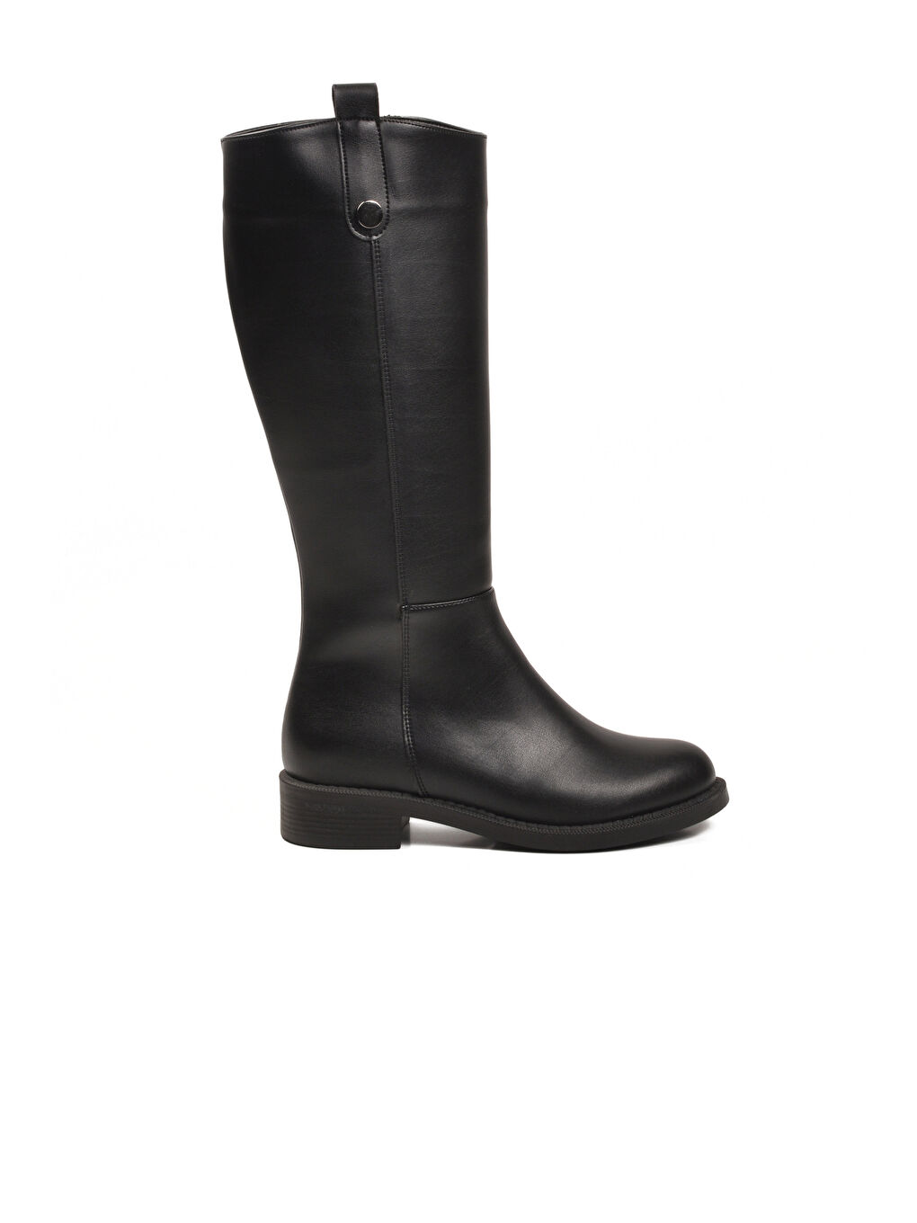 Siyah Cilt İçi Polarlı Fermuarlı Kadın Çizme 224578 Z-1