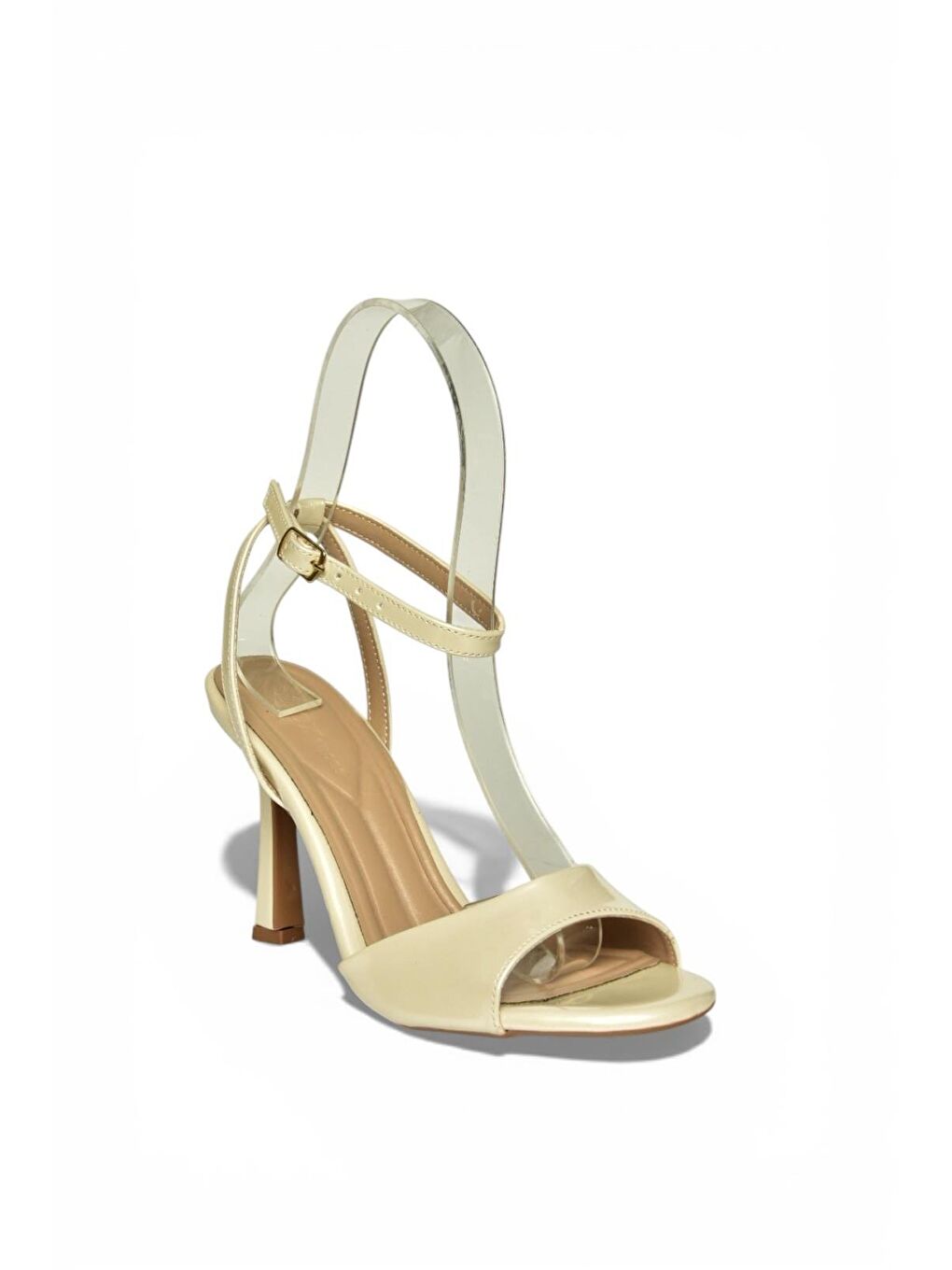 Bej Sedef Kadın Topuklu Ayakkabı Y997264608-5