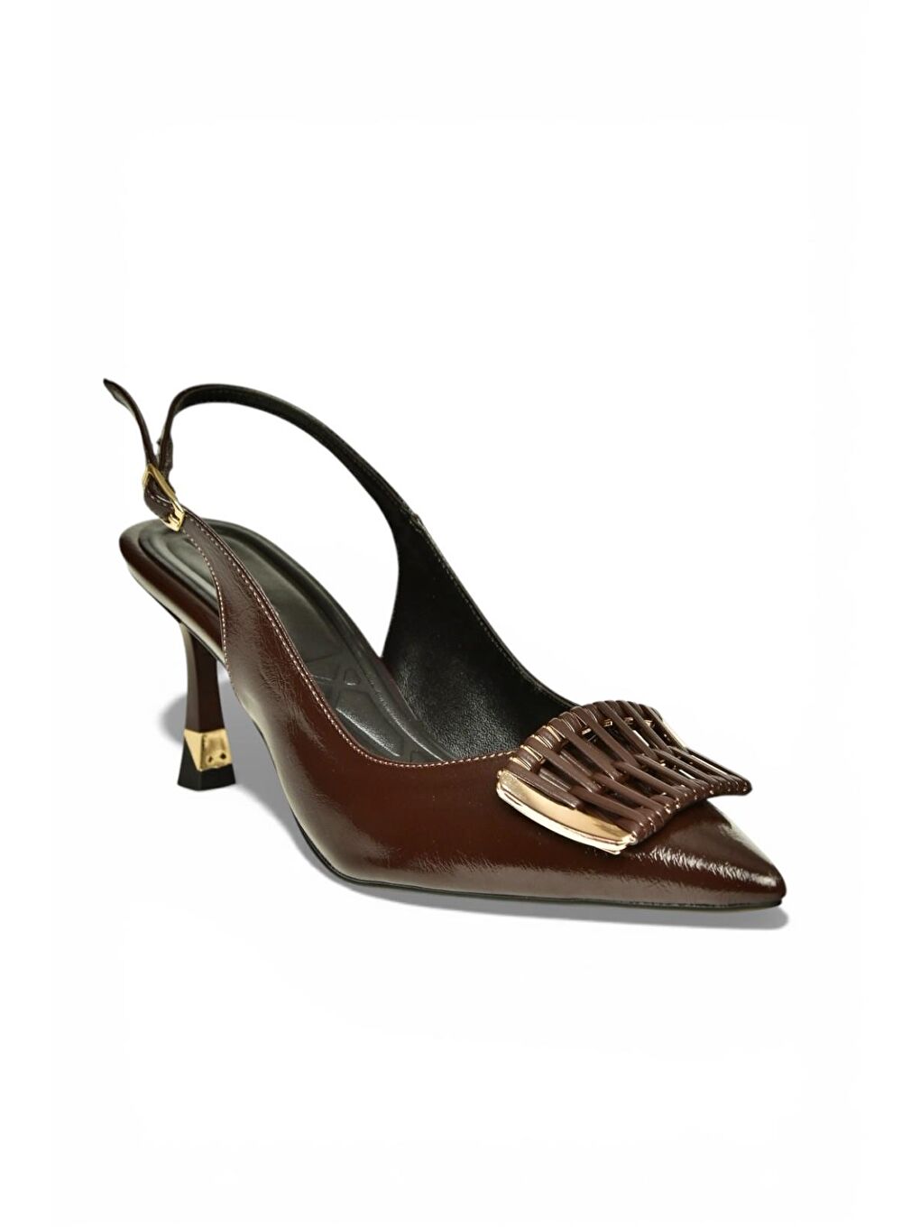 Kahverengi Kadın Topuklu Ayakkabı Y308203160-5