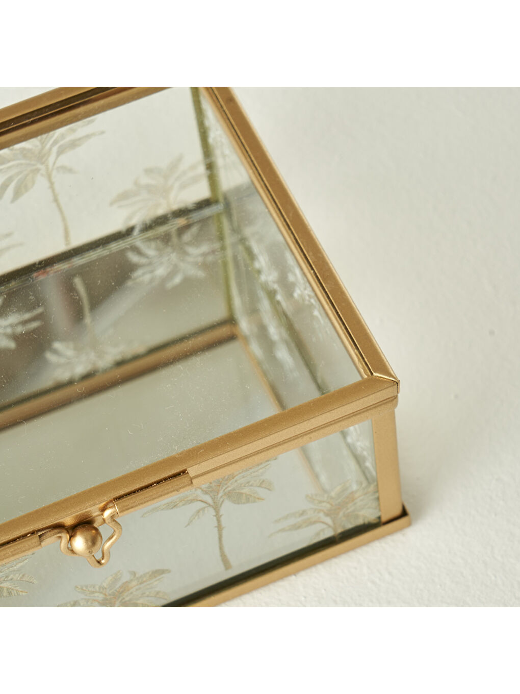 Sarı Palm Dekoratif Kutu Gold (10x13x5 cm)-3