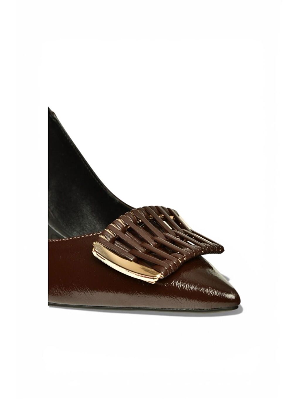 Kahverengi Kadın Topuklu Ayakkabı Y308203160-7