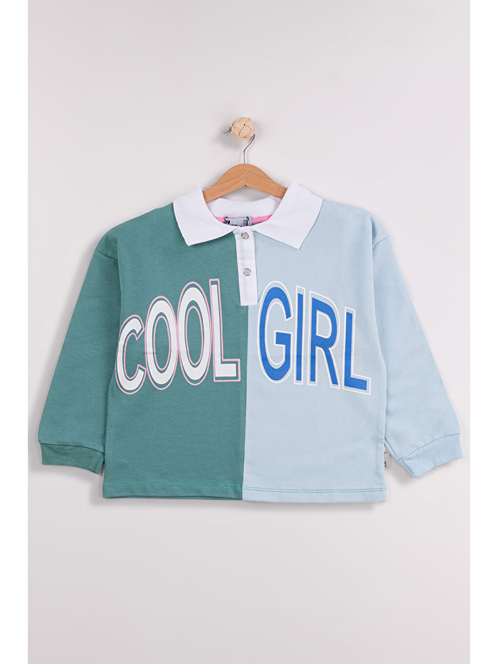 Mavi Kız Çocuk Orta Kalınlıkta Baskılı 2'li Paket Sweatshirt-2