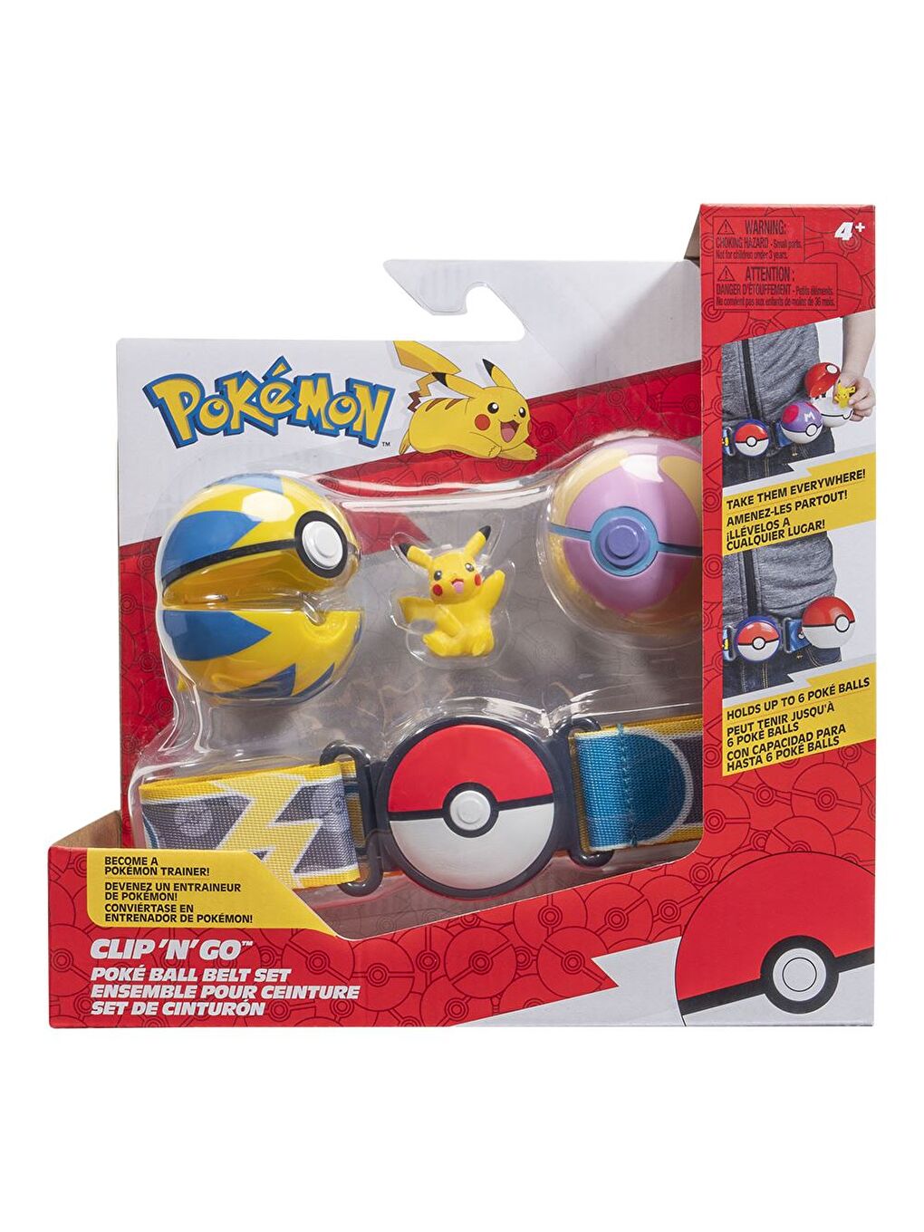 Clip 'N' Go PokeBall Kemer ve Figür Seti PKW4165-2