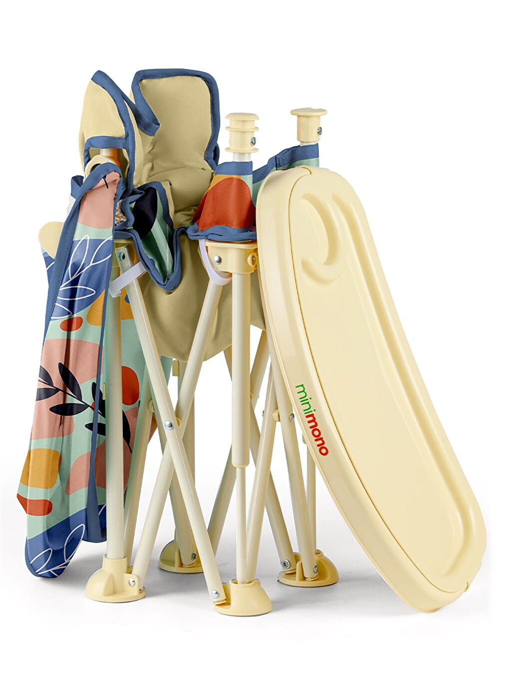 Tenteli Portatif Mama Sandalyesi - Bej-1