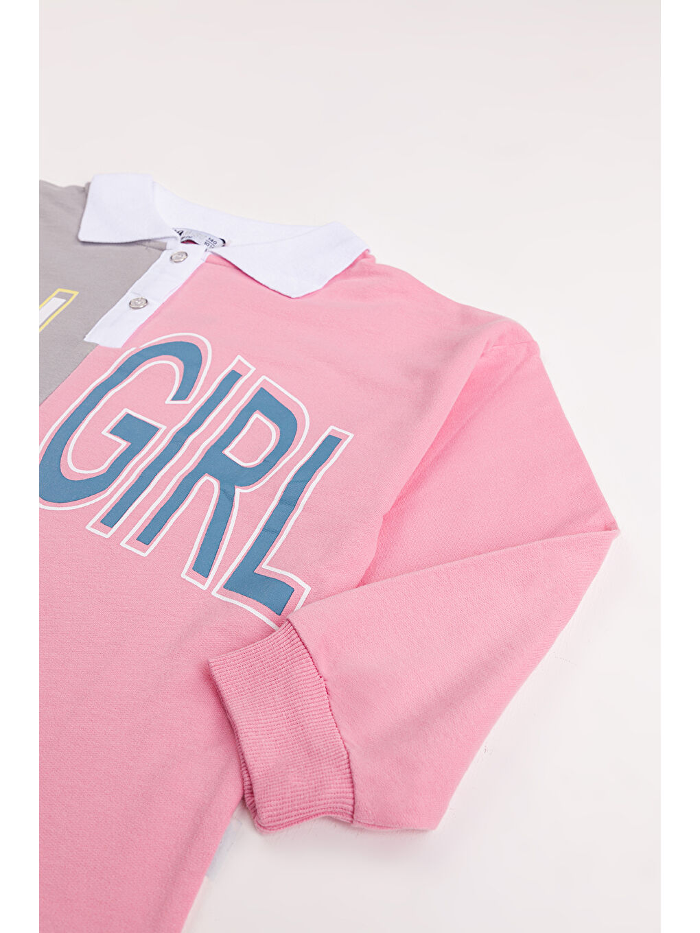 Turuncu Kız Çocuk Orta Kalınlıkta Baskılı 2'li Paket Sweatshirt-6