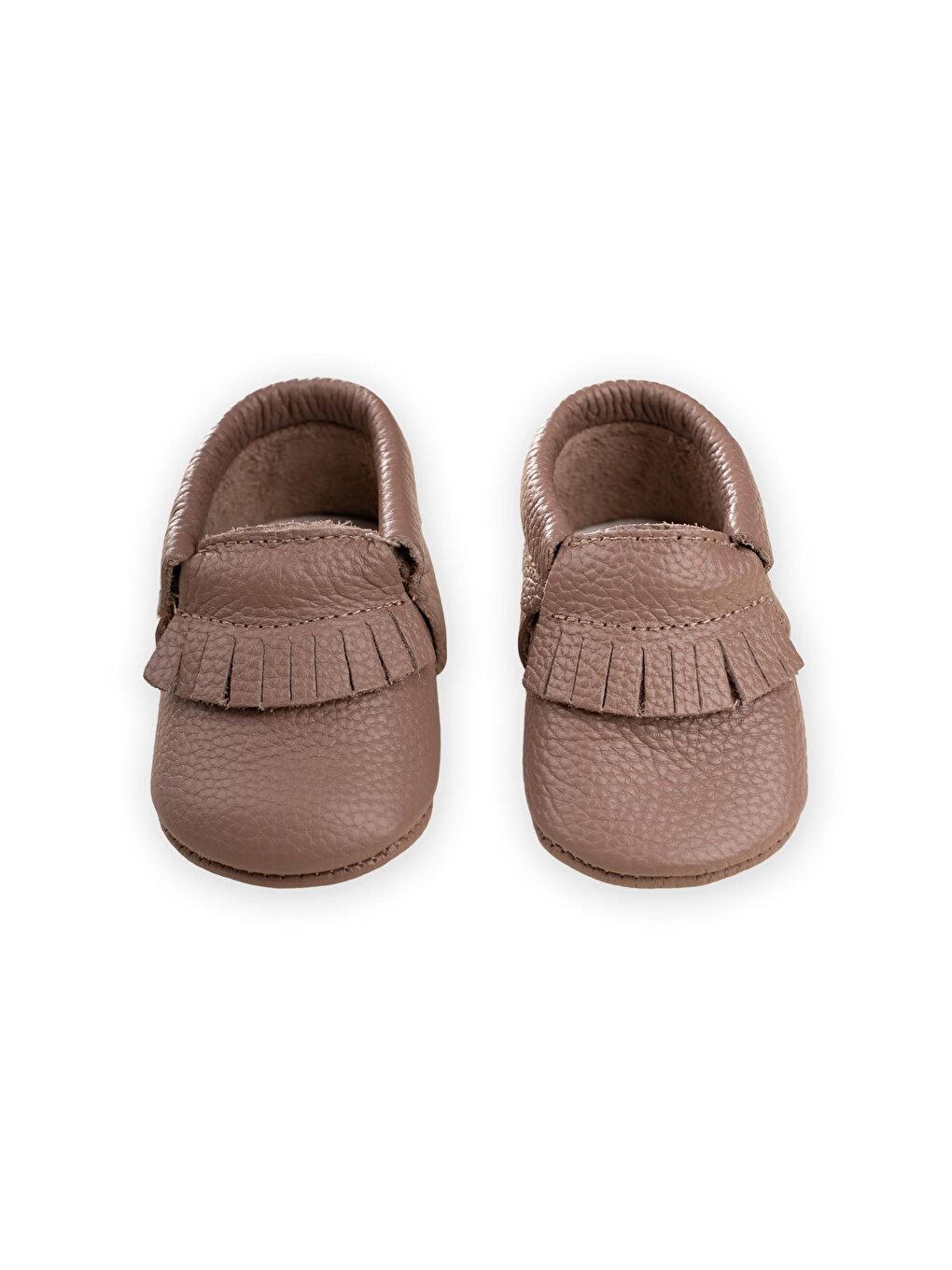 Turuncu Deri Bebek Ayakkabı 17-21 Numara Bakır-1