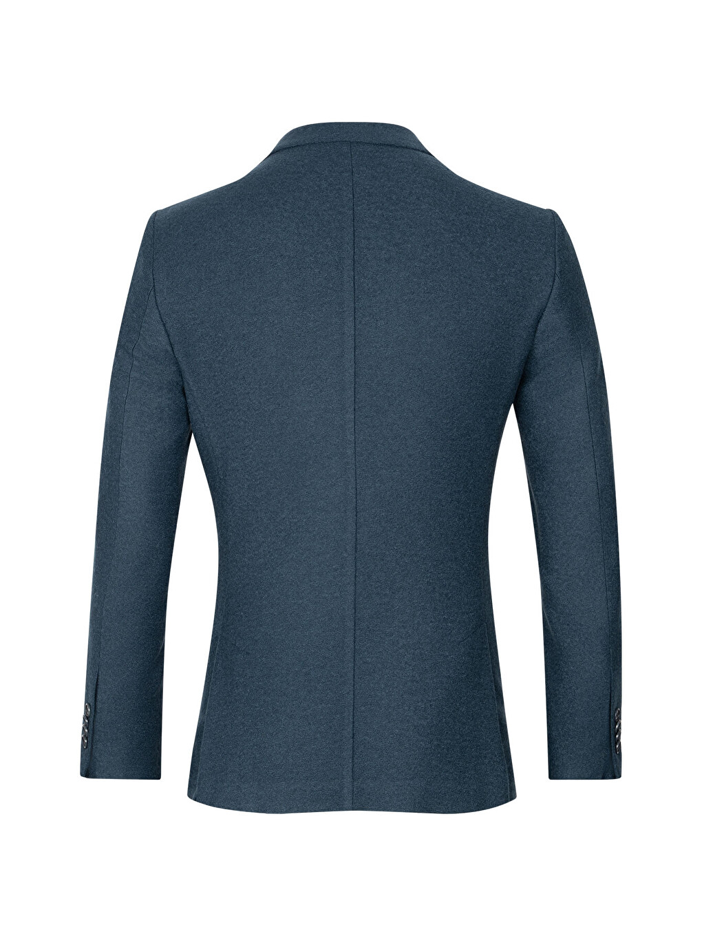 Lacivert Slim Fit Mono Yaka Casual Ceket-1