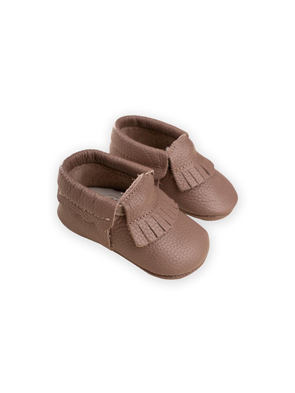 Turuncu Deri Bebek Ayakkabı 17-21 Numara Bakır-2