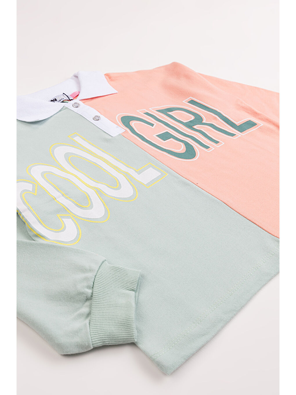 Mor Kız Çocuk Orta Kalınlıkta Baskılı 2'li Paket Sweatshirt-7