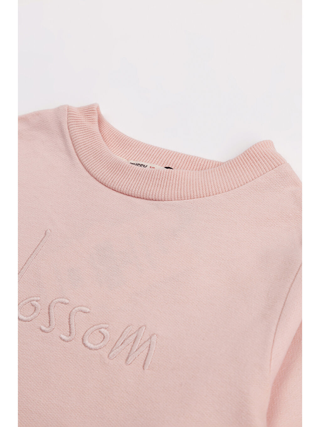 Pembe Kız Çocuk Orta Kalınlıkta Baskılı 2'li Paket Sweatshirt-1