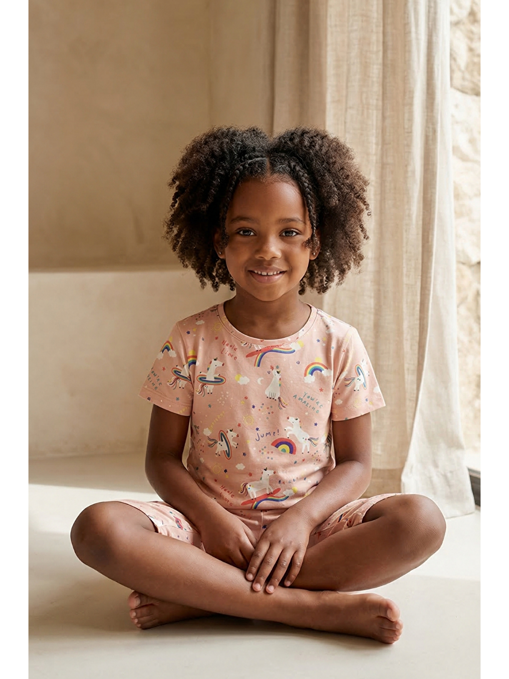 Karışık Desenli Çocuk Şort Takım-1