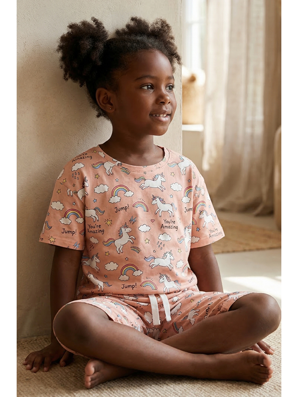 Karışık Desenli Çocuk Şort Takım-2