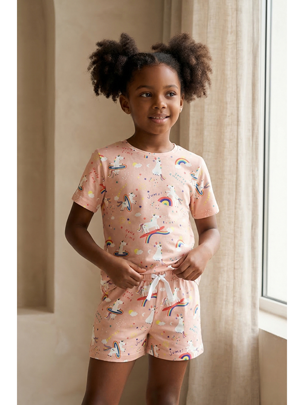 Karışık Desenli Çocuk Şort Takım-3