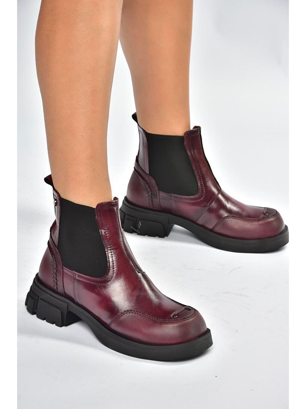 Bordo Kadın Bot V312402609-1
