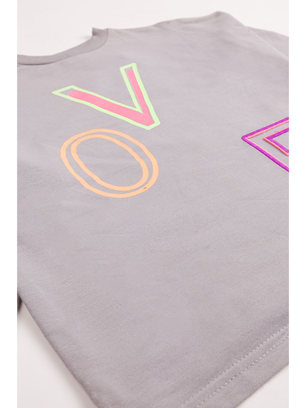 Mavi Kız Çocuk Orta Kalınlıkta Baskılı 2'li Paket Sweatshirt-6