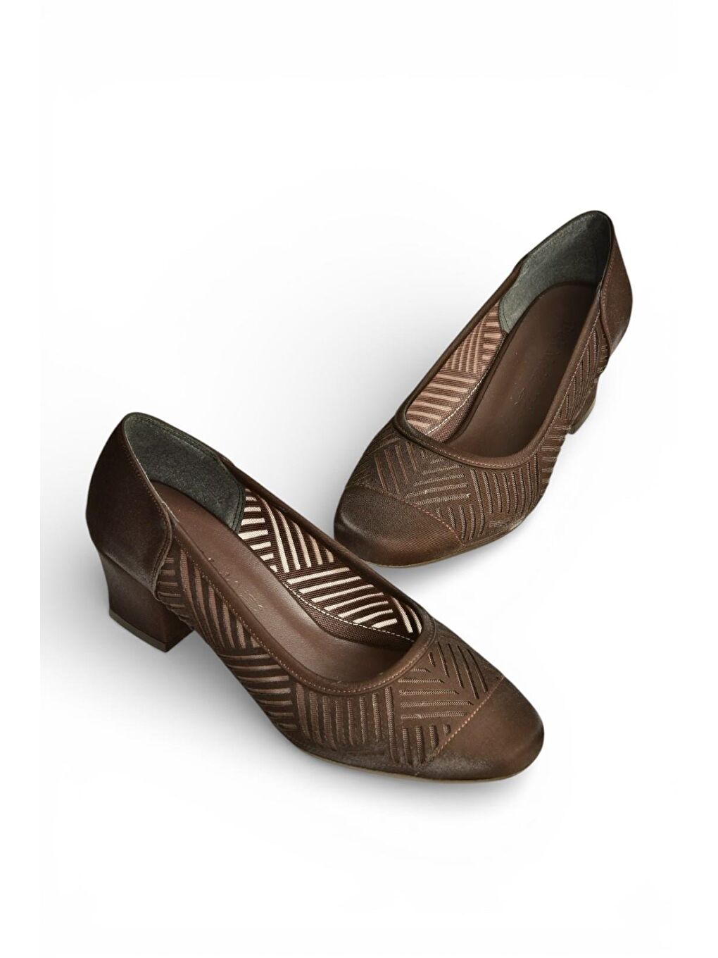 Kahverengi Kadın Topuklu Ayakkabı Y820850104-4